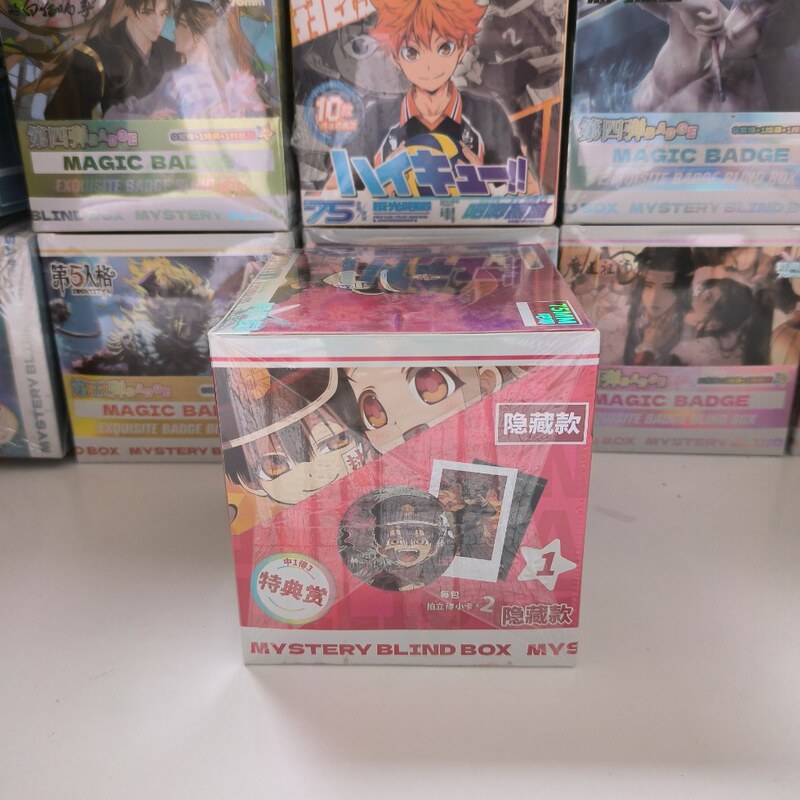 地縛少年花子くん ブラインドボックス 75mm バッジ グジ ブラインドバッグ かわいい漫画周辺ブラインドドローペンダント|undefined