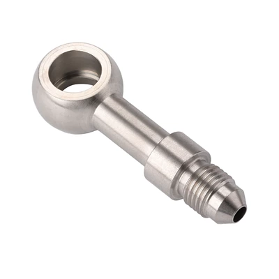 Multi-angle motorcycle modification accessories stainless steel brake hose AN3 fish-eye joint hose (Other brake systems) - 0-degrees
