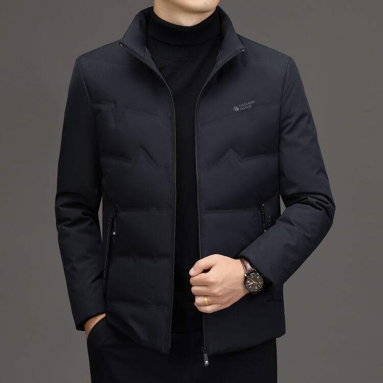 Cross-Border Foreign Trade Dropshipping of the Popular Men's down Jacket from Qicailu&9813