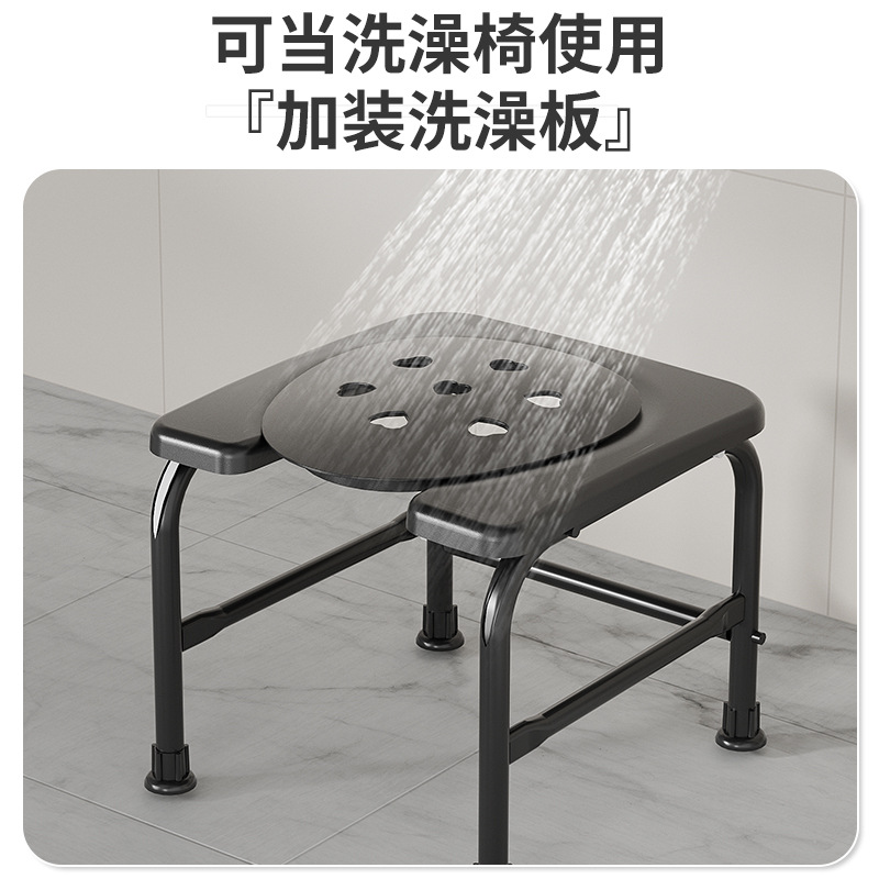 Silla de Inodoro Móvil de Plástico PP para Baño e Interior image 4