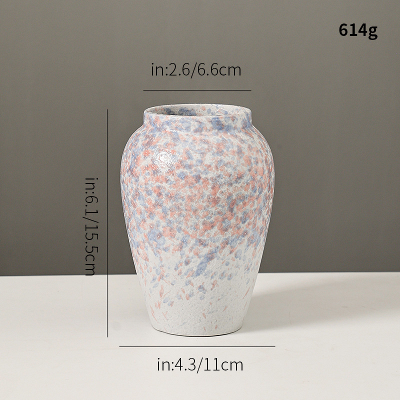 레트로 원형병-핑크 퍼플 (15.7CM)