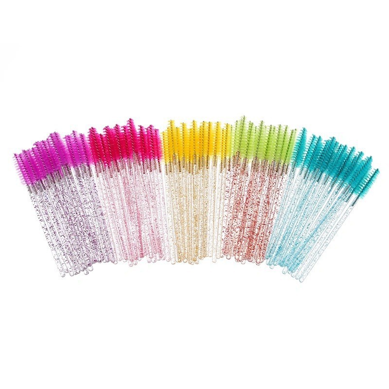 Directo de fábrica desechables cepillo de cejas cepillo de pestañas color espiral volumen pestañas ceja maquillaje cepillo herramientas de belleza
