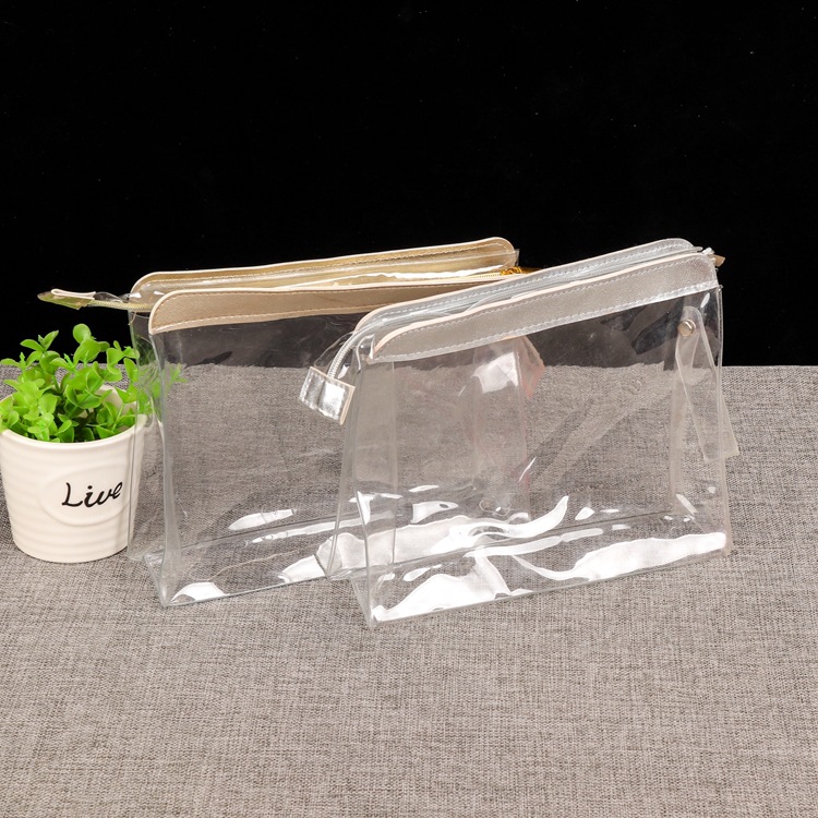 pvc塑料袋印刷拉链包装袋批发塑料袋供应洗漱袋化妆包