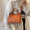 Summer bamboo handheld purse, one-shoulder bag, phone bag, 2023, internet celebrity