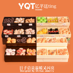 YQTミニパン屋スーパー棚ミニチュア食品遊び人形屋シーン貨物棚収納枠デスクトップdiy置物