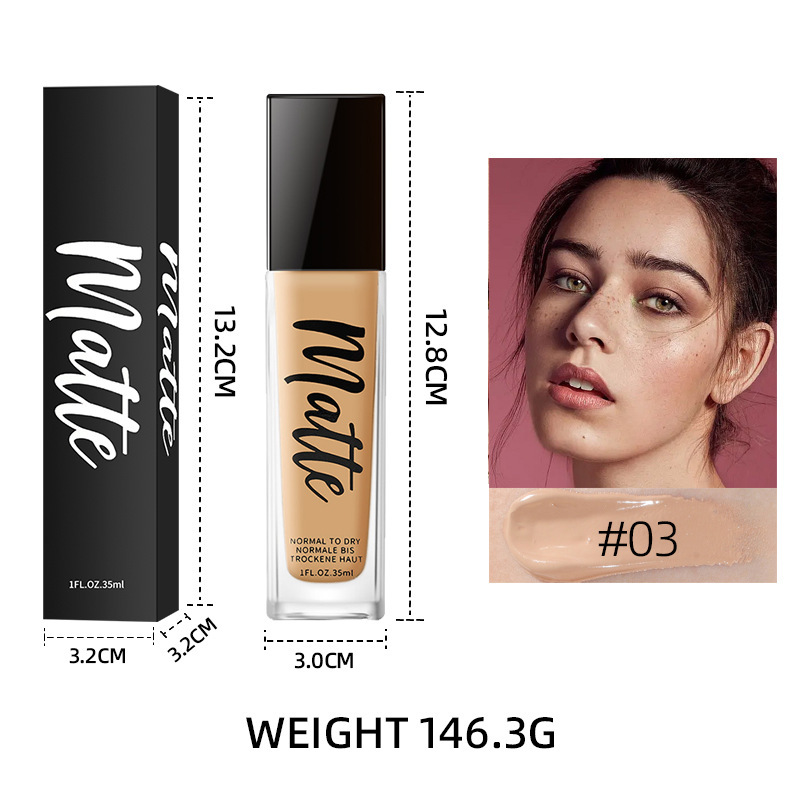 Base de Maquillaje Líquida Hidratante y de Larga Duración para Rostro