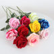 Simulation flannel rose Tanabata Valentine's Day home wedding decoration fake flower rose wall waterfall simulation flower