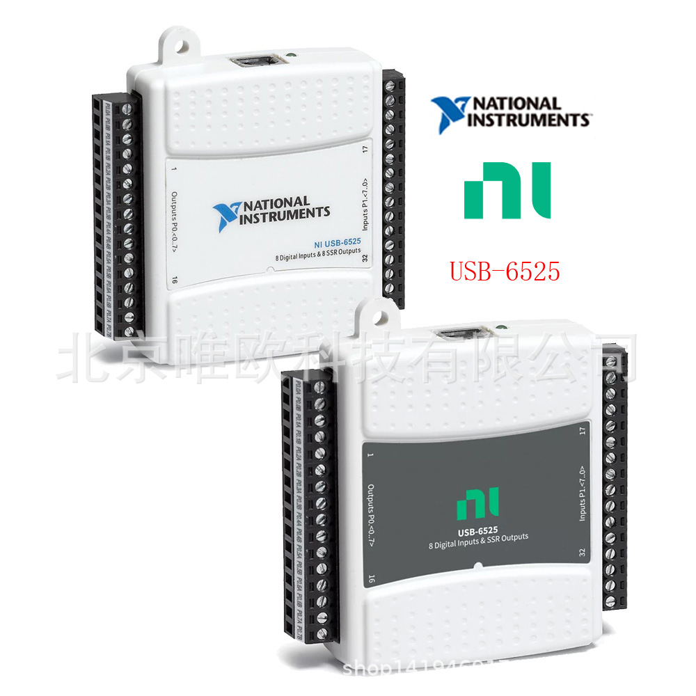 NI USB-6525固态继电器8DI计数器通道间隔离779640-01全新