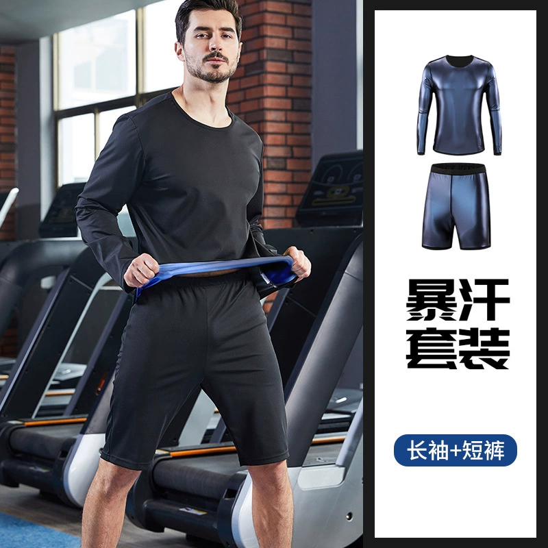 Спортивный костюм для мужчин Blurdy Sweat, спортивный набор для занятий залом, бег, потоотделение, брюки