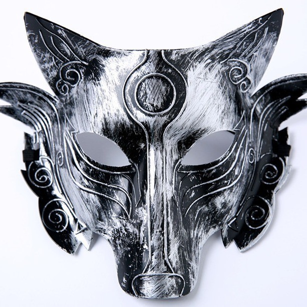 Ventas transfronterizas en caliente princesa de hadas retrógradas mitad cara de la antigua griega máscara de corona de jazz máscara romana