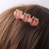 Cute three dimensional small hairgrip, children's brand hair accessory, internet celebrity