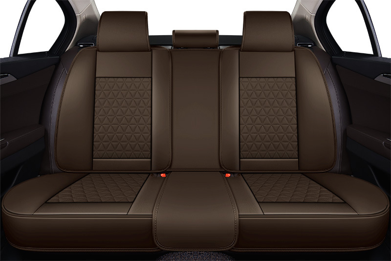 Cross-Border E-Commerce Foreign Trade Full Leather Fixed Lumbar Support Car Seat Cushion for All Seasons, Five-Seater Car Cushion Wholesale