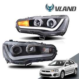 VLAND适用于2008-2016款三菱翼神头灯(升级版)总成改装大灯LED