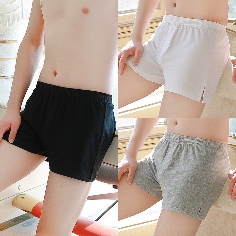 Underwear Men's Cotton Loose Arlo Pants Men's Mid-Waist Simple Boxer Shorts for Chubby Men's plus size Boxer Shorts for Men