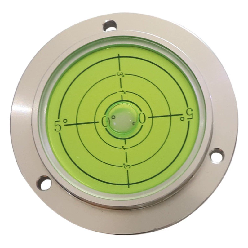 Металлический фланец уровня 80 без уровня крышки металлический круглый уровень Мини-портативные бусины уровня