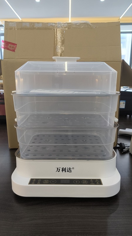 智能不锈钢三层电蒸锅小电煮锅炖蒸煮一体家用早餐机工厂价大容量|undefined