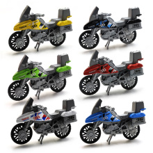 创意合金摩托车玩具车仿真玩具赛车模型儿童玩具车精品机挂件批