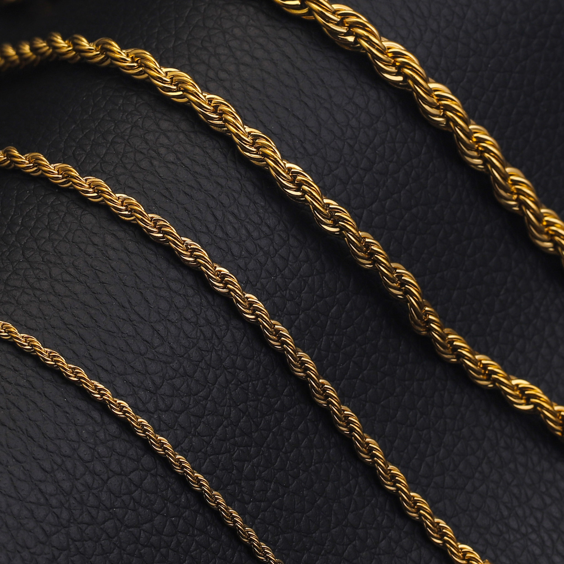 Real Gold Plated Plating Material Bracelets Classification PVD Coated Real Gold Plated Geometric 304 Stainless Steel Simple Style Waterproof Non Tarnish 304 Stainless Steel Bracelets