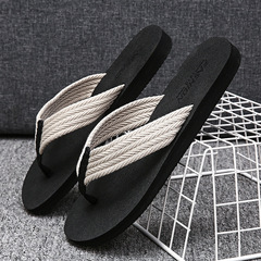 Men's Slides 2024 Summer New Fashion Anti-Slip Soft Sole Hook-and-Lock Slippers for Students, Outdoor and Beach Shoes
