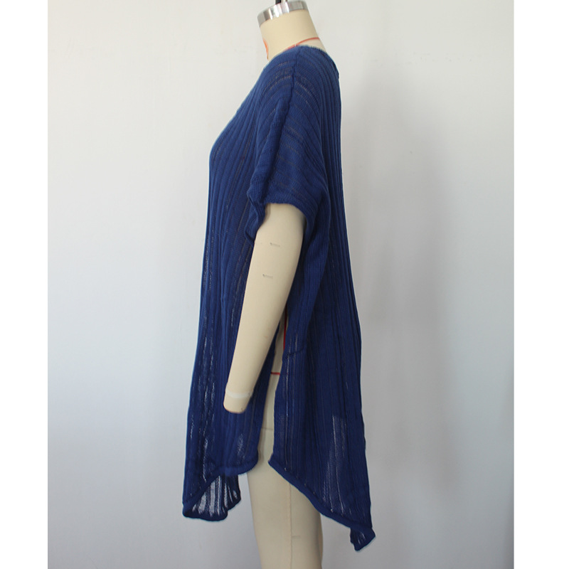 Womenu0027S Fashion Solid Color Polyester Cover Ups