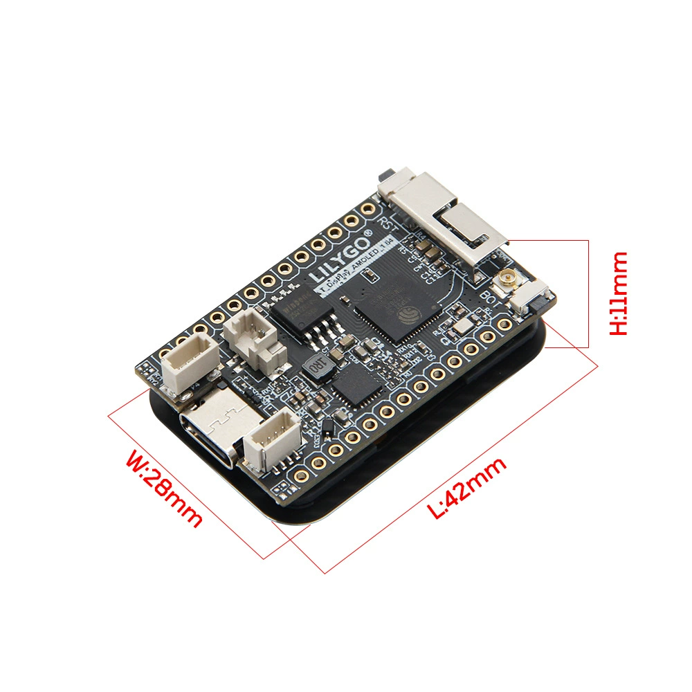 LILYGO ® T-Display-S3 ESP32-S3 с сенсорным 1.64-дюймовым AMOLED модуль разработки