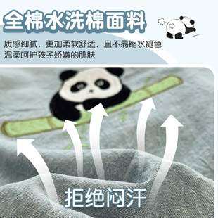 ✅ Pure Cotton Washed Cotton Kidsren's Pillowcase 30X50 Baby Pillowcase 40X60 Student Single Latex Pillow Core