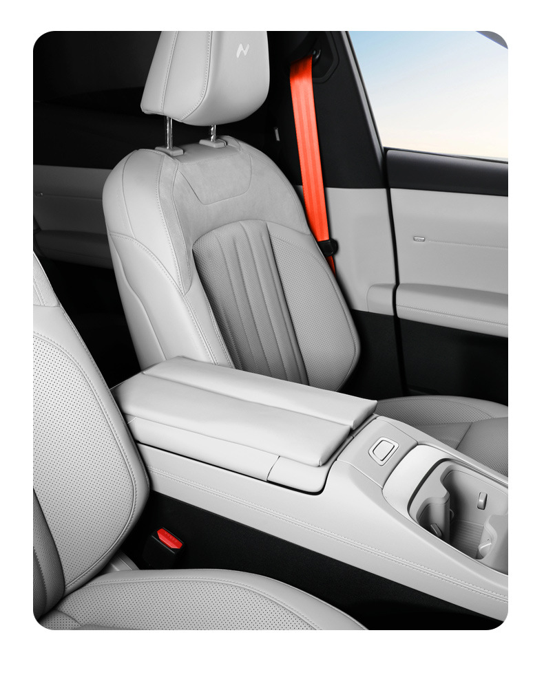 Lecao L60 leather armrest box booster pad original car color interior armrest box anti-scratch soothing hand elbow pad