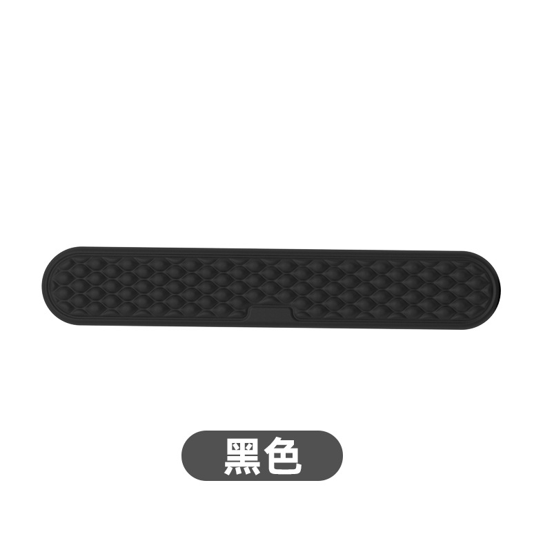 Amazon popular pulsera alfombrilla de ratón soporte de mano espuma de memoria rebote lento PU antideslizante inferior agua ondulación teclado titular de la mano