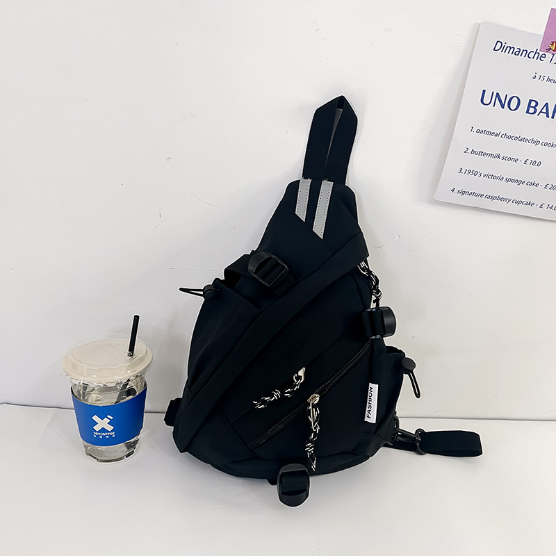 Bolsa de mochila coreana para niños y niñas, moda, bolso de pecho de gran capacidad para niños 2025, nuevo tipo de bolso para niños de doble uso