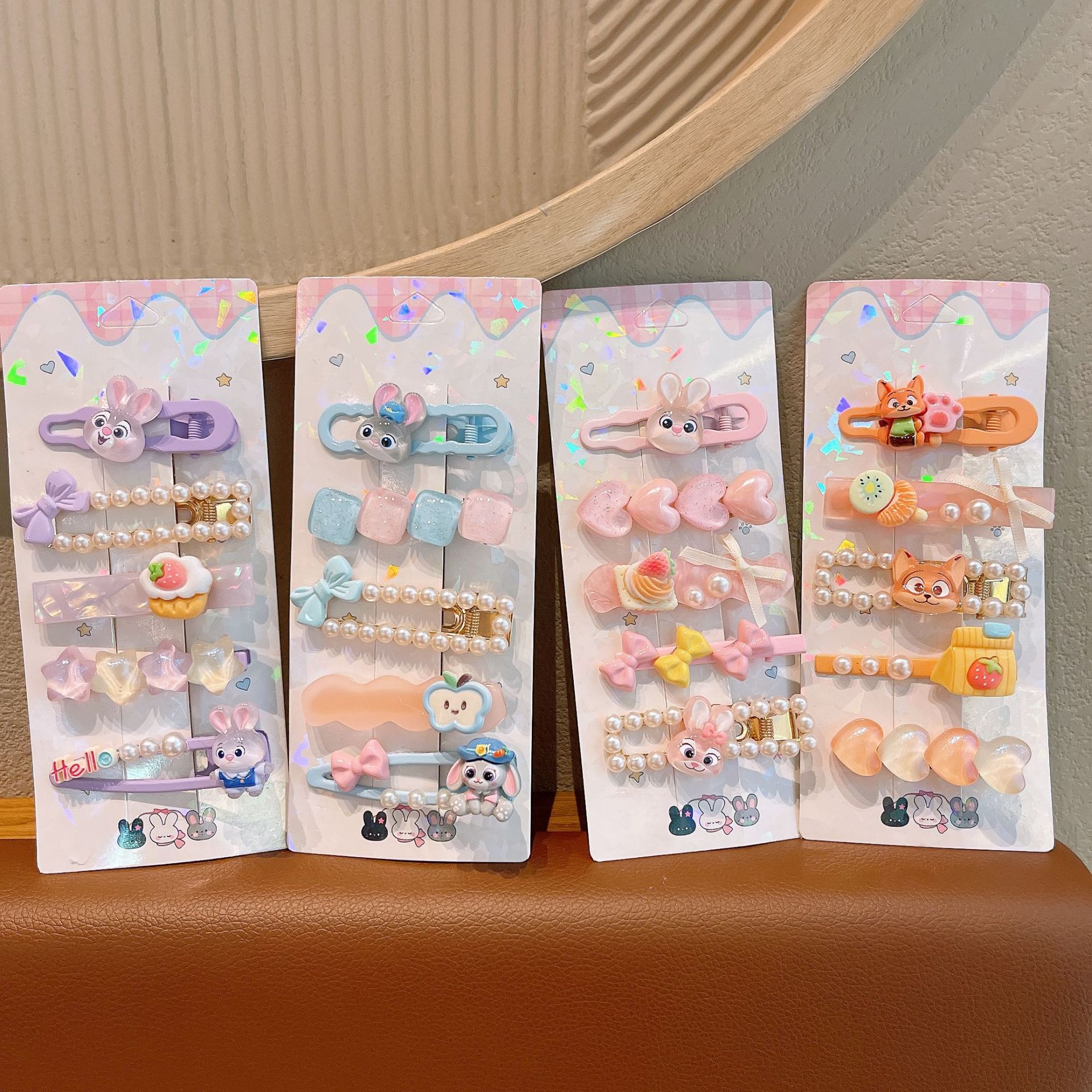 Niños abrazadera de cabello de dopamina amor arco abrazadera de cabello dulce lindos clips de frangeos para mujeres clips de cabello para niñas adornamientos de cabello