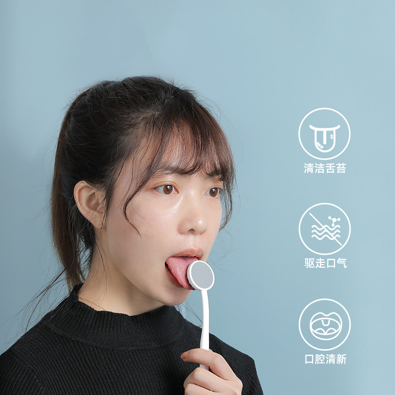Japanese New Silicone Tongue Cleaner Tongue Scraper Japanese Fresh Breath Tongue Gel Cream Manufacturer Wholesale