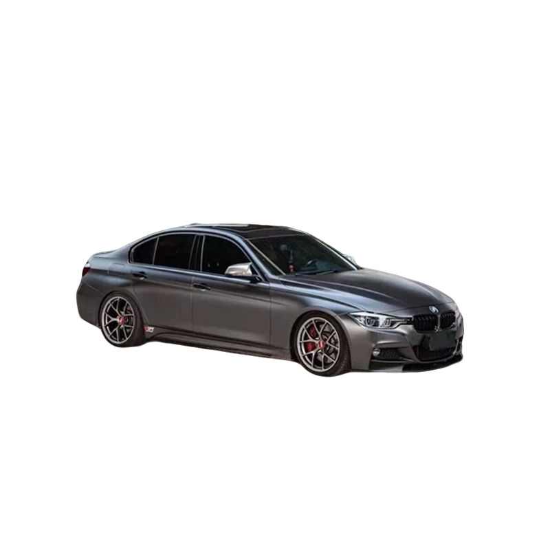 Car color change film, matte AMG mountain gray, electric PET material, for car body and electric motorcycles, personalized gray modification, self-adhesive film