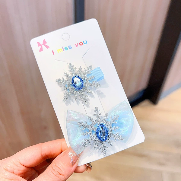 1-28 Ice and snow hairpin blue