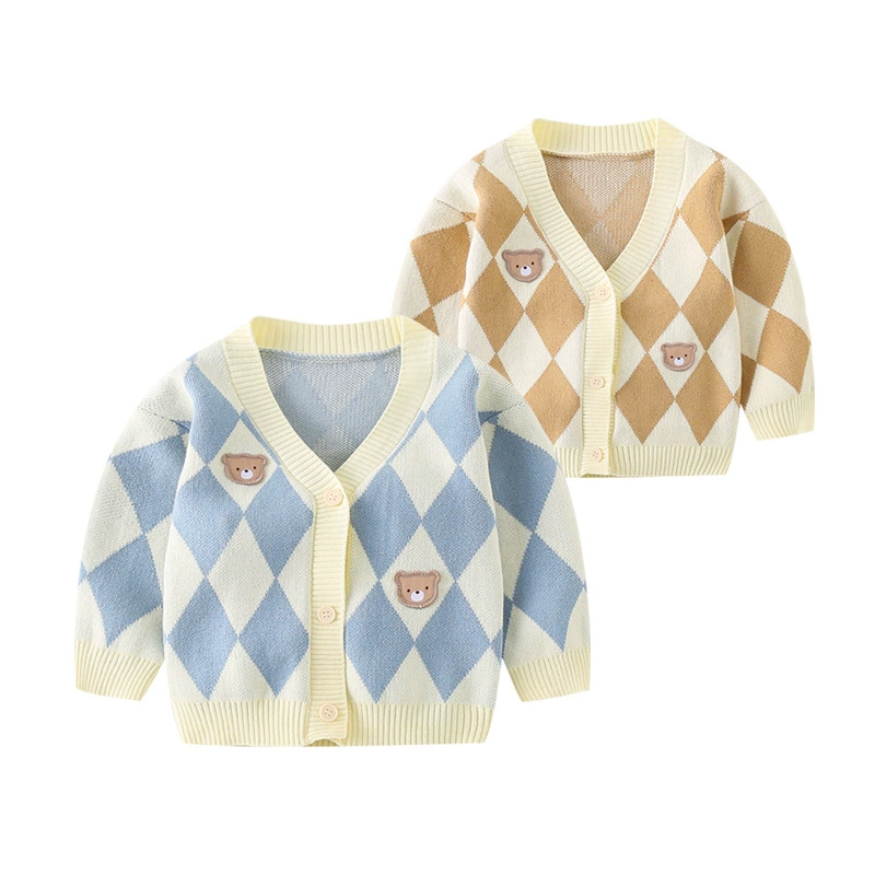 Children's demi-season sweater, knitted autumn jacket, cardigan for boys