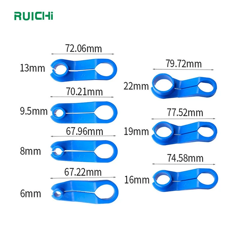 7 шт. Автомобильный кондиционер хладагент Фтор для снятия труб компрессор холодный воздух труба топливная труба инструмент для снятия пряжки