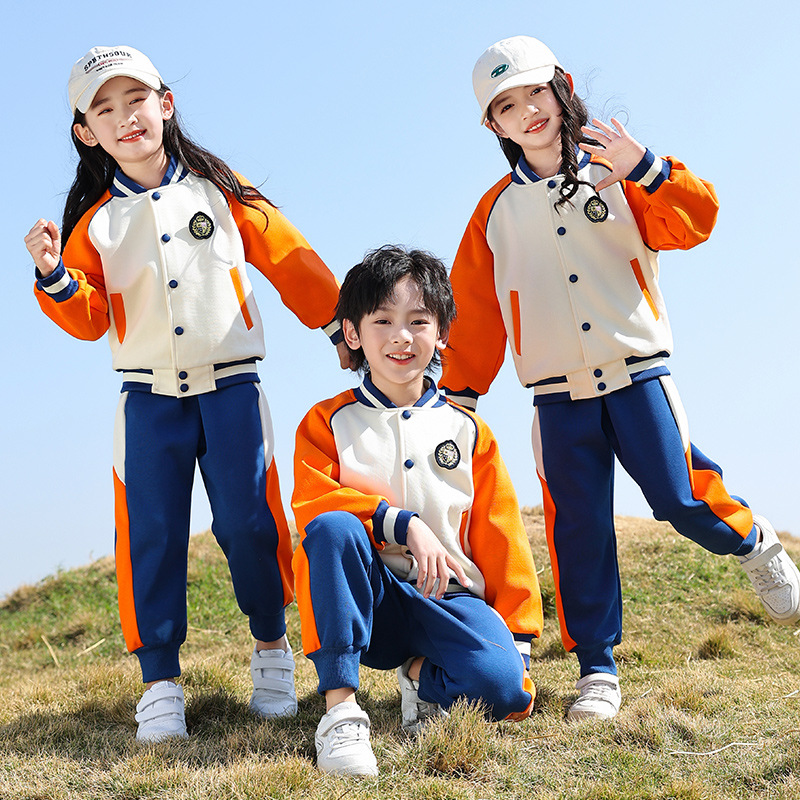 春夏新款中小學生校服套裝英倫風幼兒園園服運動會團體班服運動服