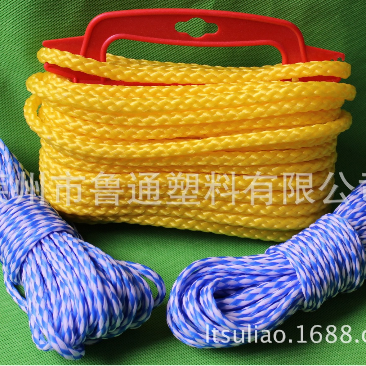 价格优惠厂家直销聚乙烯8股空芯编织绳，滑水绳