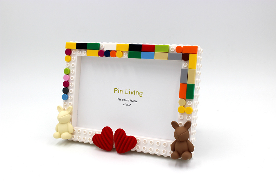 384g Weight Picture Frames Home Textiles & Decor Type ABS Material Heart Shape Pattern Casual Style Casual Heart Shape ABS Picture Frames Artificial Decorations 无