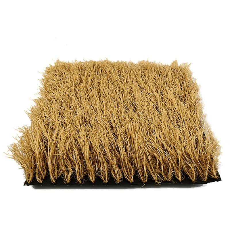 Techo de paja artificial de plástico de paja de simulación pabellón decoración de alfombra al aire libre aislamiento de techo de paja de lana artificial