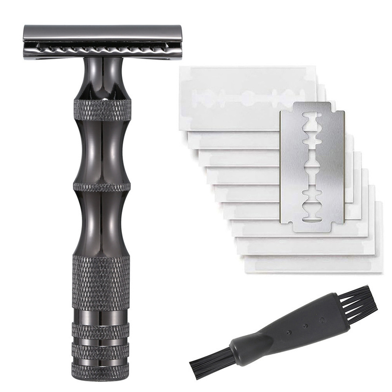 Amazon's Same Model Men's Manual Old-Fashioned Razor Men's Shaving Razor Old-Fashioned Metal Razor Shaving Knife