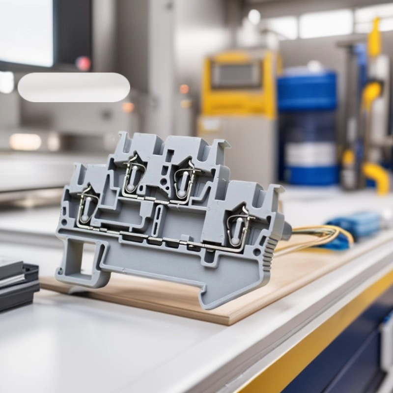 弹簧式双层接线端子 回拉式弹簧端子 STTB-2.5接线端子2.5平方