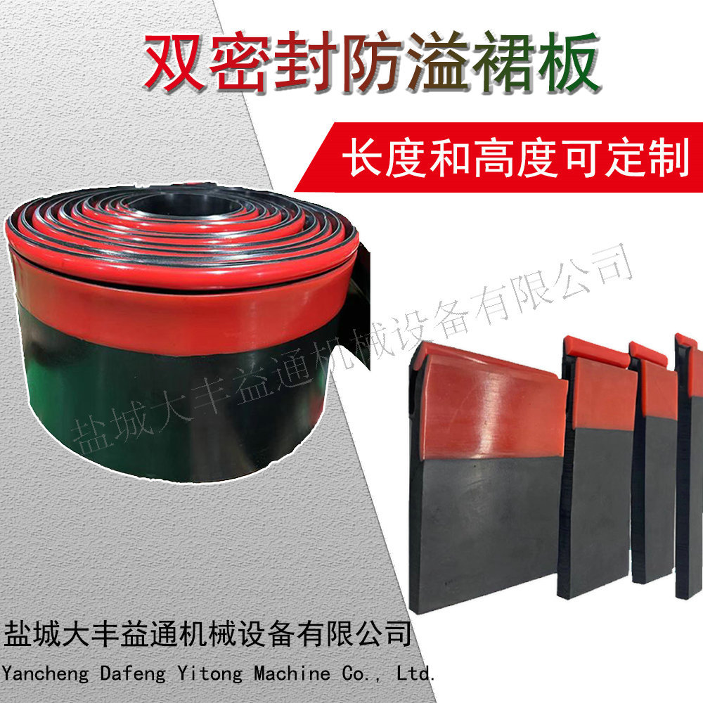 输送机I型F型T型Y型导料槽防溢裙板