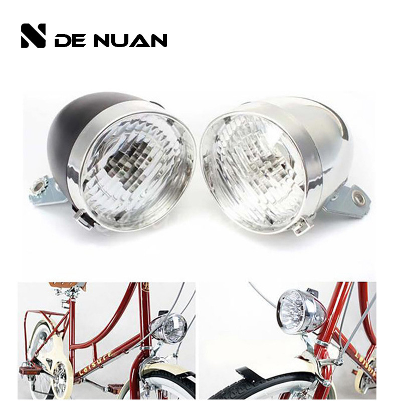 Wholesale Bicycle Front Lights, Mountain Bike Retro 3Led Cycling Lights, Front Lighting, Smart Night Riding Equipment