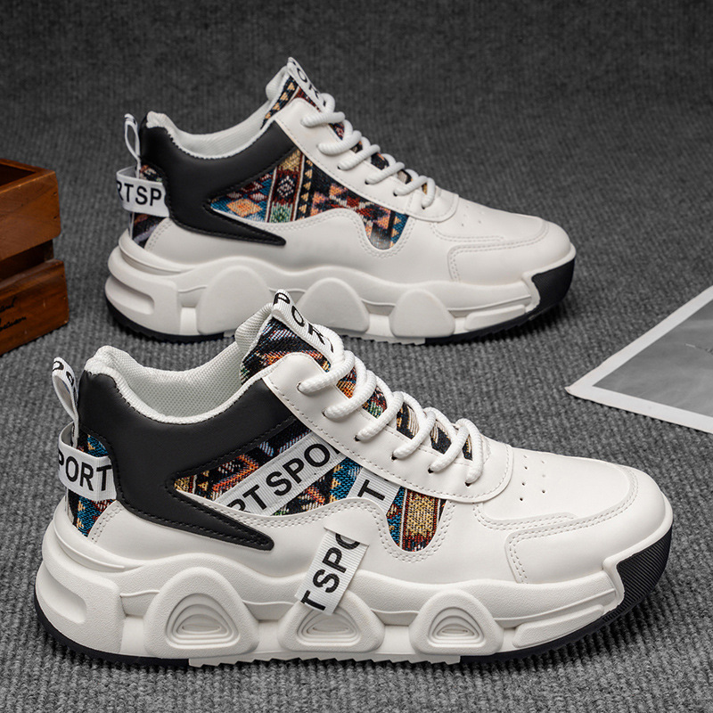 2026 primavera nueva alta transpiración universal zapatos casuales para hombres juveniles correr zapatos deportivos antideslizantes de suela gruesa