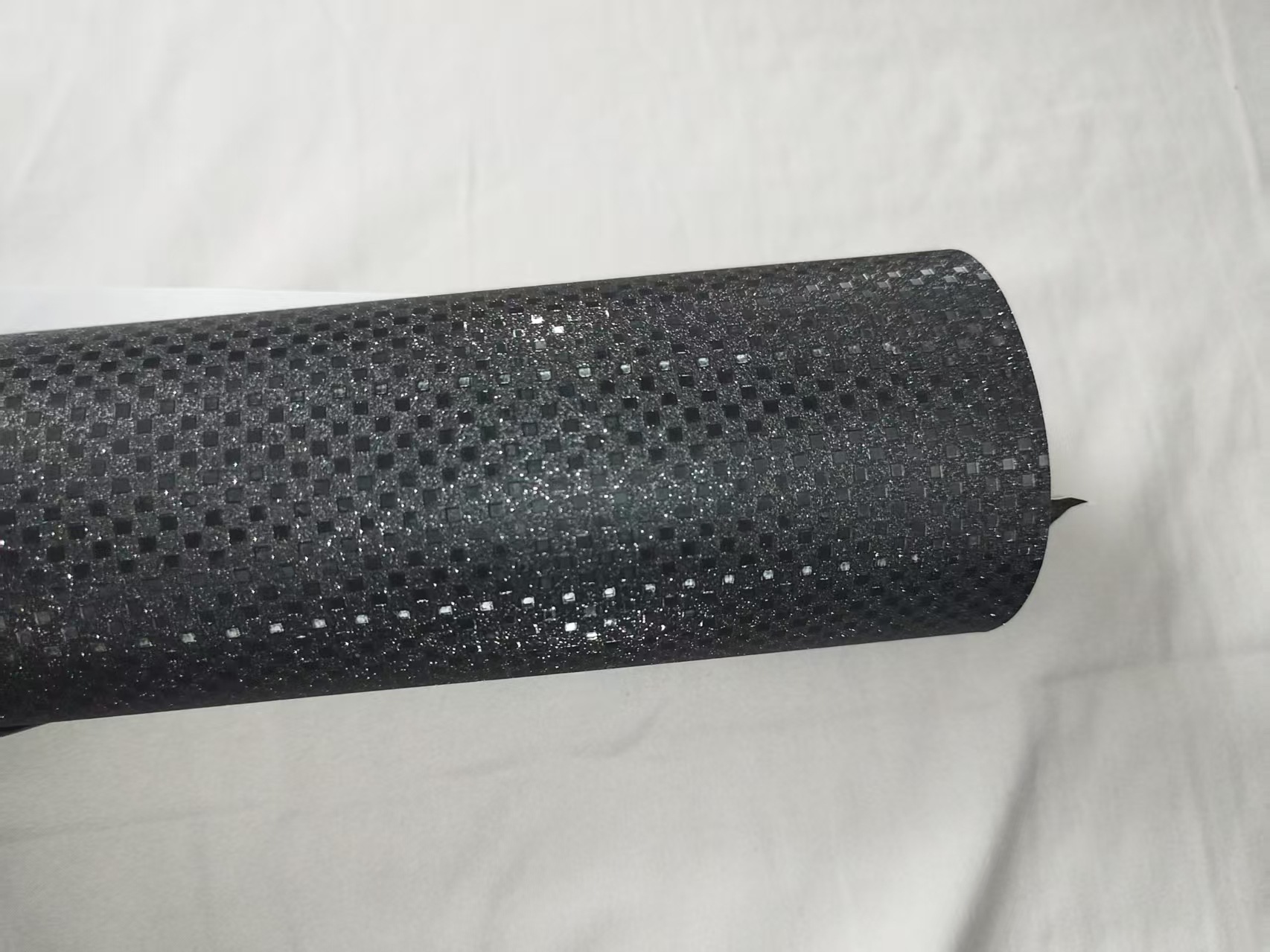 Cross-Border Wholesale Flashing 3D Carbon Fiber Cat-Eye Black Interior Car Color-Changing Film Motorcycle Electric Vehicle Modification Car Sticker