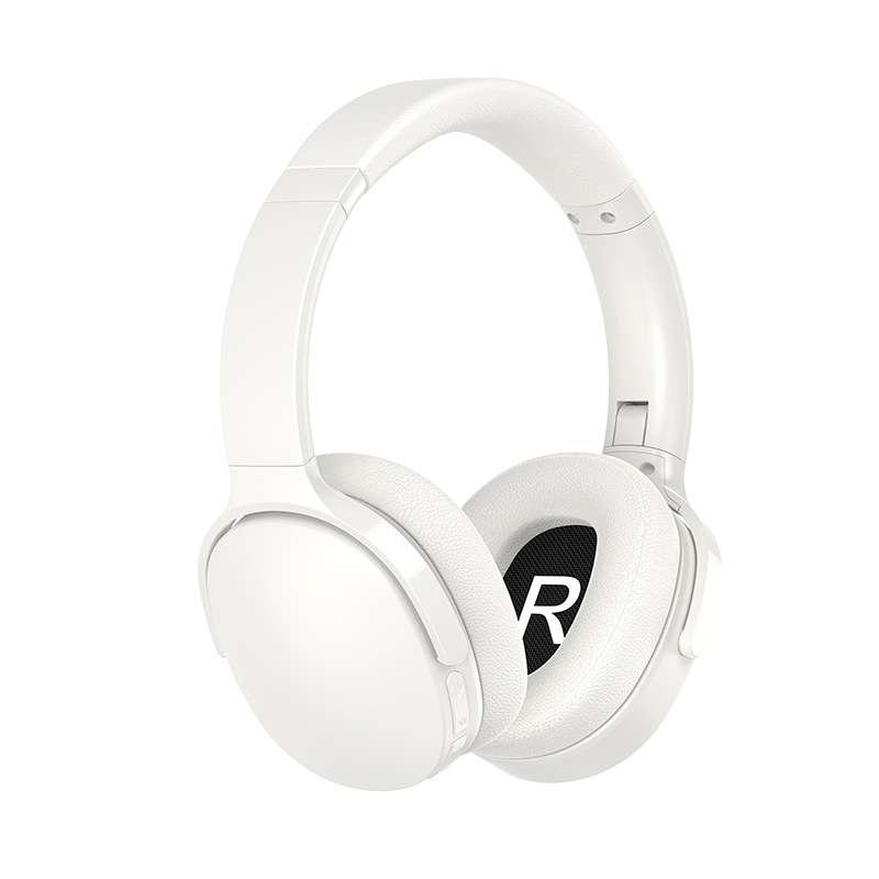 Auriculares Bluetooth Diadema Supraaurales de Cuero con Tres Efectos de Sonido Conmutables