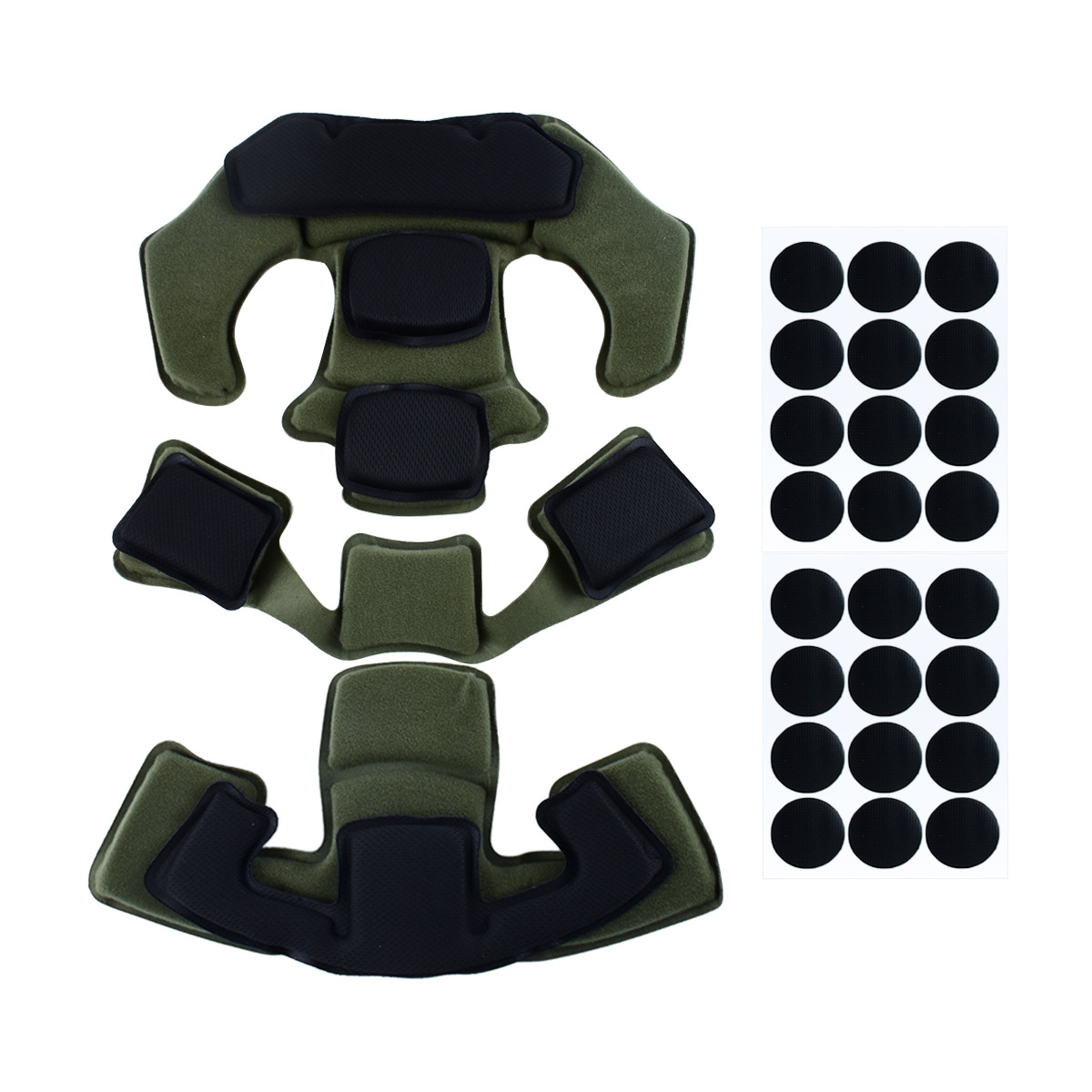 Wendy Helmet Lining Memory Foam Shock-Absorbing Cushion Pad Can Be Self-Adhesive Cs Tactical Helmet Lining Pad Cross-Border Hot Sale
