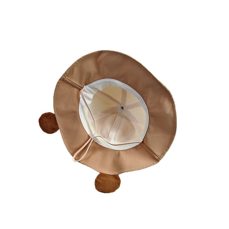 Sombrero de bebé primavera y otoño delgado sombrero de pescador para hombres y mujeres pequeños bebés adorables sombreros de cubeta de protección solar de verano