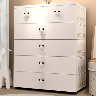 Extra Large Thickened European-Style Storage Cabinet Drawer-Type Baby Wardrobe Baby Toy Storage Cabinet Organizer Chest of Drawers