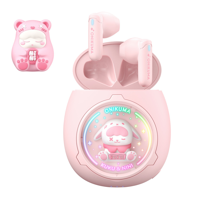 国境を越えた新しい ONIKUMA OWS 完全ワイヤレス Bluetooth ヘッドセット TWS ノイズリダクション高品質 5.3 インイヤーヘッドフォン|undefined
